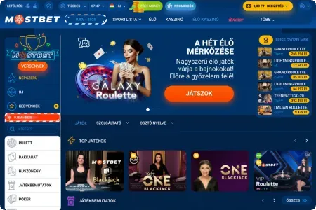 Mostbet Élő kaszinó és asztali játékok