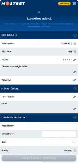 Mostbet számla ellenőrzése